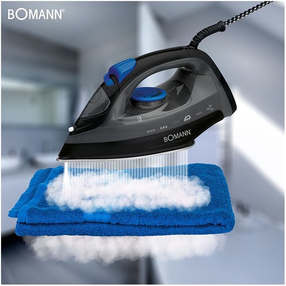 BOMANN DB 6003 CB 1800W Μαύρο Σίδερο Ατμού image 3