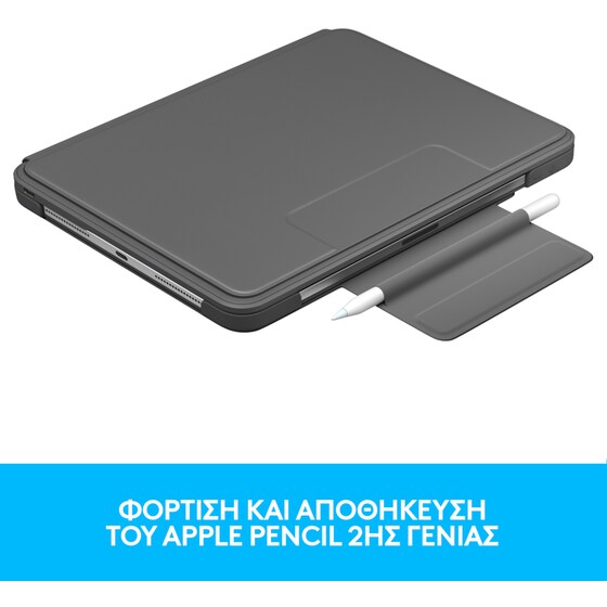 Logitech Slim Folio Pro Πληκτρολόγιο για iPad Pro 11" 3rd/4th/5th/6th GEN - Γραφίτης image 6