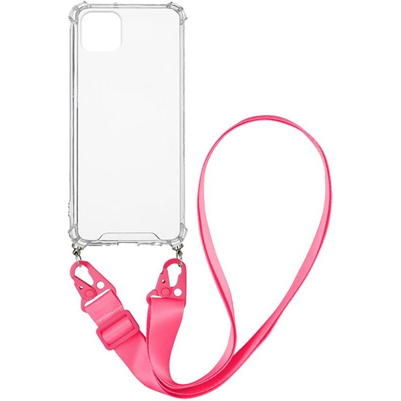 Θήκη Apple iPhone 11 Pro Max - Sonique με Strap Armor Clear - Ροζ