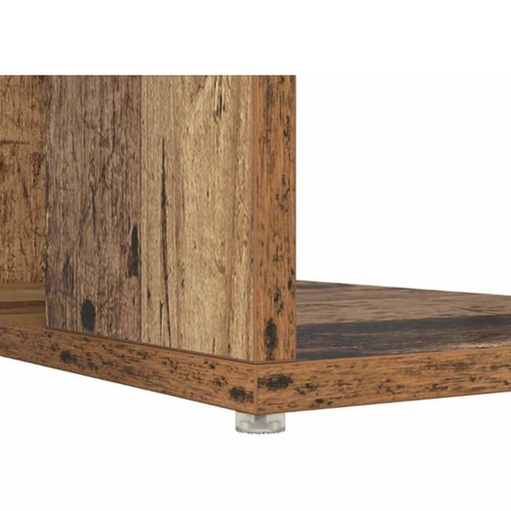 Γραφείο VidaXL από Επεξεργασμένο Ξύλο 130x50,5x75 cm - Παλιό Ξύλο image 8