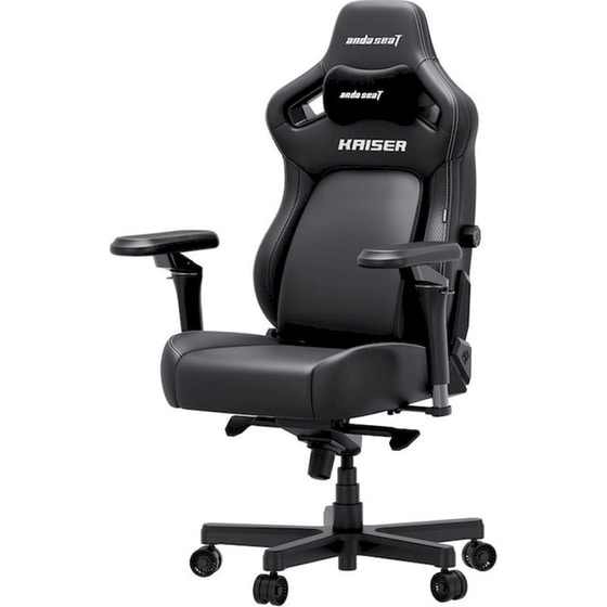 Καρέκλα Gaming Anda Seat Kaiser 4 V2 XLarge με 6D Μπράτσα από Δερματίνη - Μαύρη image 2