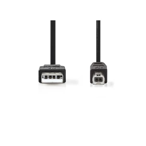 Καλώδιο Nedis USB-A Male σε USB-B Male - 1m image 1