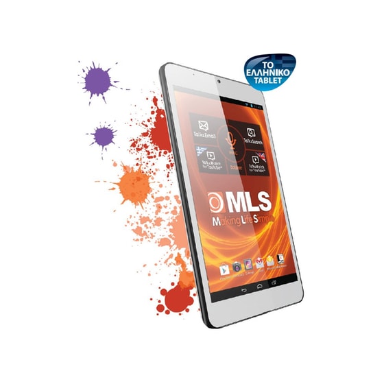 MLS iQTab Designs Tablet 8" 8GB Wood Texture Deep image 3