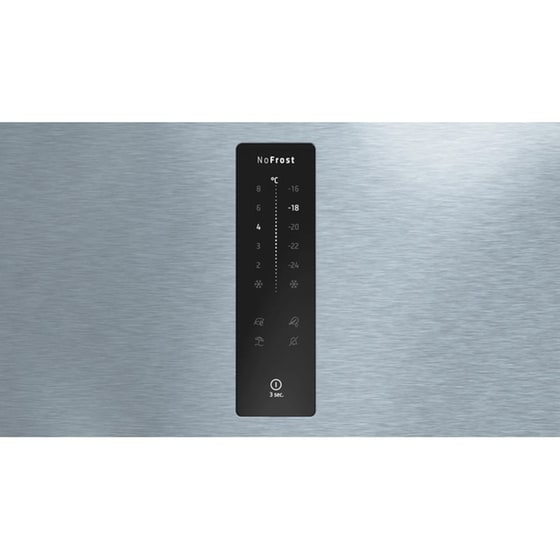 PITSOS PKNB56XIDQ Full No Frost 508Lt Brushed Steel Antifinger Ψυγειοκαταψύκτης image 3