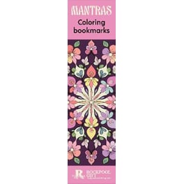 Mantras Coloring Bookmarks