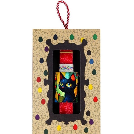 Λαμπάδα Synchronia Μαγνητάκι Γάτα Πρόσωπο image 0