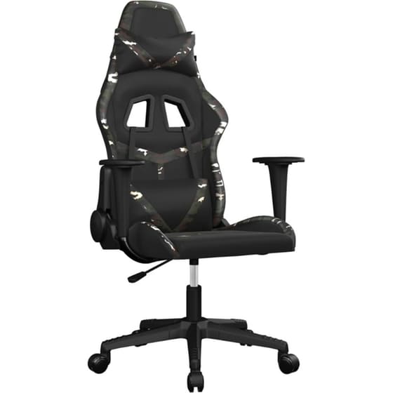 Καρέκλα Gaming VIDAXL 3143675 από Τεχνητό Δέρμα - Μαύρη image 0
