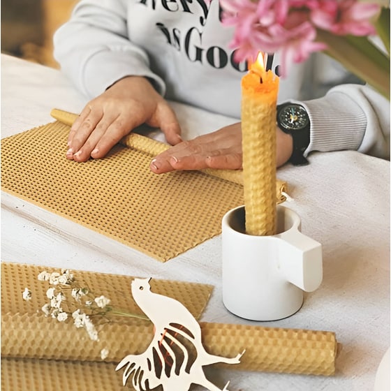 DIY Κιτ Πασχαλινή Λαμπάδα Blueberry Kidsroom Μελισσοκέρι image 2