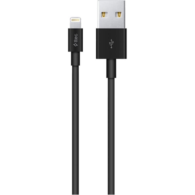 TTEC Καλώδιο Φόρτισης Lightning to USB - Μαύρο