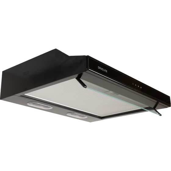 DAVOLINE OLYMPIA VITRA 60 BL 60 cm Μαύρο Απορροφητήρας Ελεύθερος image 2