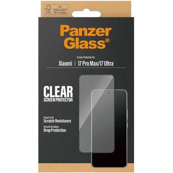 Προστατευτικό οθόνης Xiaomi 17 Ultra - PanzerGlass Clear Screen Protection image 3