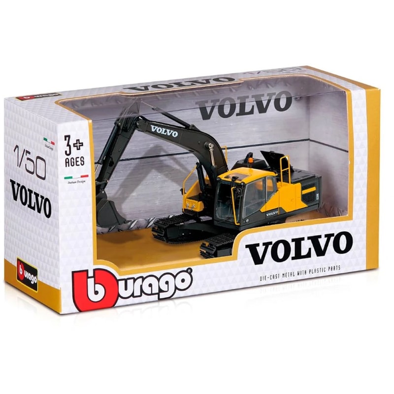 BBURAGO Bburago Εκσκαφέας 1:50 Volvo Ec220e