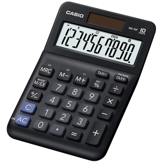 Αριθμομηχανή Γραφείου Casio 10 Ψηφίων MS-10F image 0