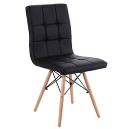 Καρέκλα Esmarket Cupplessus Pu 43x55x86cm - Μαύρο