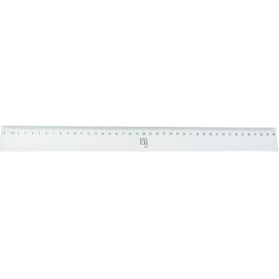 Πλαστικός Χάρακας Office Log 40 cm image 0