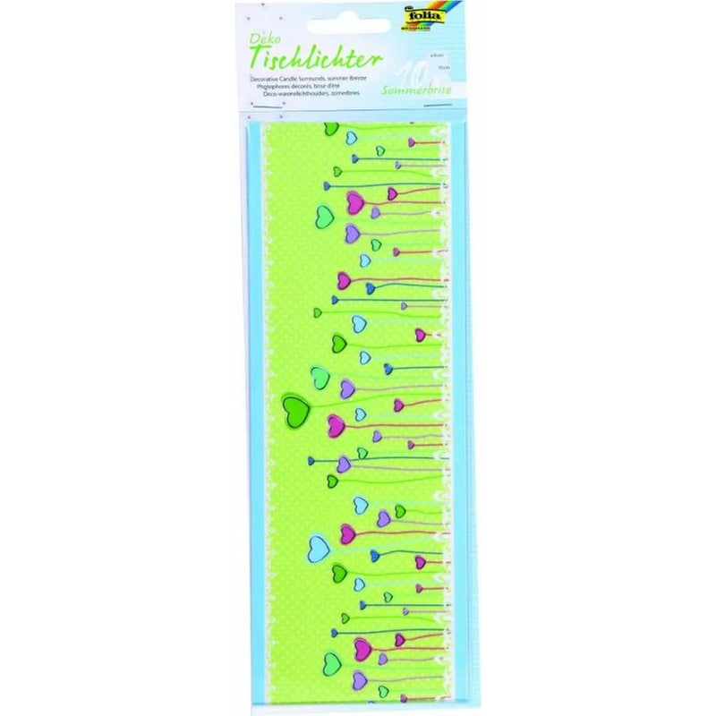 FOLIA Φαναράκια Ρεσώ Σετ 10 Τμχ Σε 2 Σχέδια 10χ27εκ - Καλοκαιρινη Αυρα