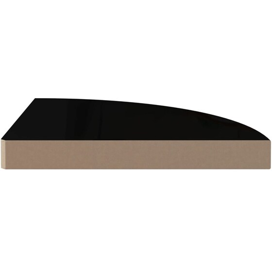 Ράφι Τοίχου VidaXL από MDF 35x35x3.8 cm - Μαύρο image 3
