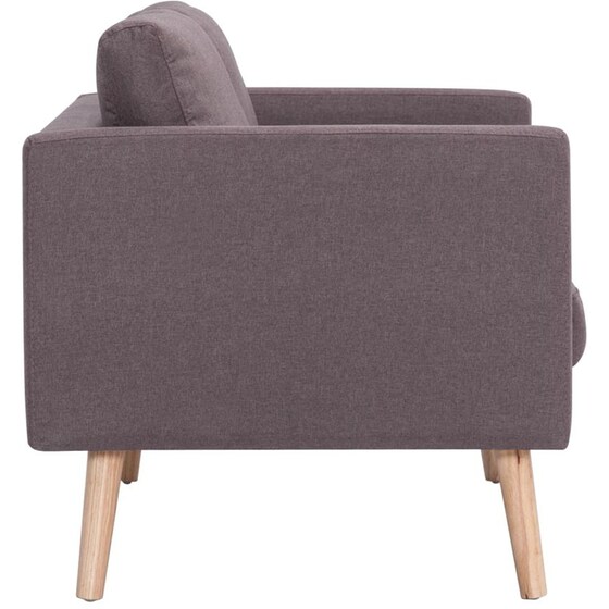 Διθέσιος Καναπές VidaXL 116x70cm - Taupe image 4