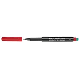 Μαρκαδόρος Γραφής Faber Castell για CD/DVD S Κόκκινο 0.2 mm