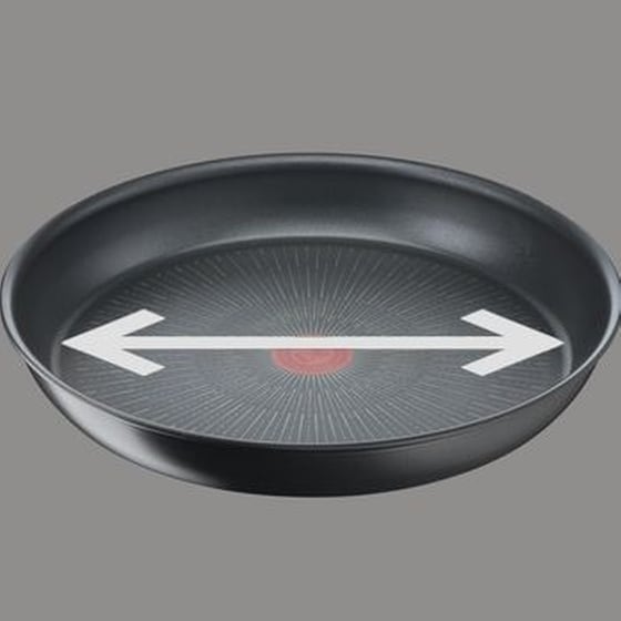 Αντικολλητικό Τηγάνι TEFAL XL FORCE C38506 από Αλουμίνιο 28 cm Μαύρο image 6