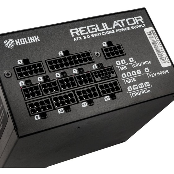 Τροφοδοτικό Υπολογιστή Kolink 1020W 80+ Gold - Μαύρο image 3