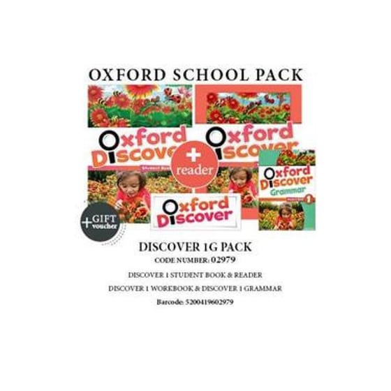 Oxford Discover 1G Pack (Student's Book + Workbook + Grammar + Wordlist image 0