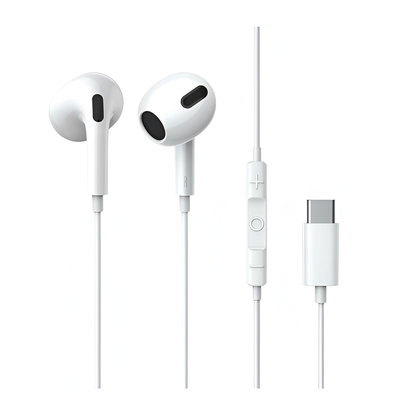 Ακουστικά Handsfree Baseus Encok C17 USB-C - Λευκά
