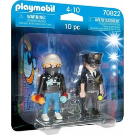 PLAYMOBIL® City Action Duo Pack Αστυνομικός και Καλλιτέχνης Γκράφιτι (70822)