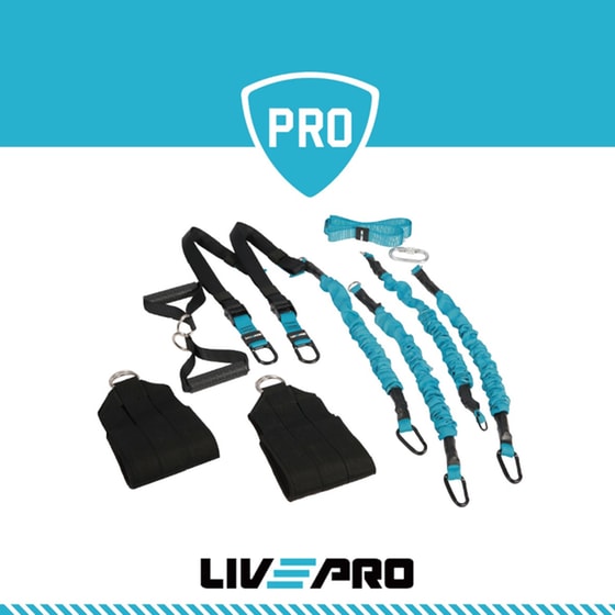 Ελαστικό Σύστημα Ανάρτησης Livepro Β-8166 Nylon - Μπλε/Μαύρο image 1