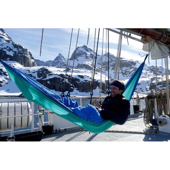 Αιώρα Αλεξίπτωτο Κρεμαστή Amazonas Moskito Traveller από Ύφασμα 220x140cm - Πράσινη image 1