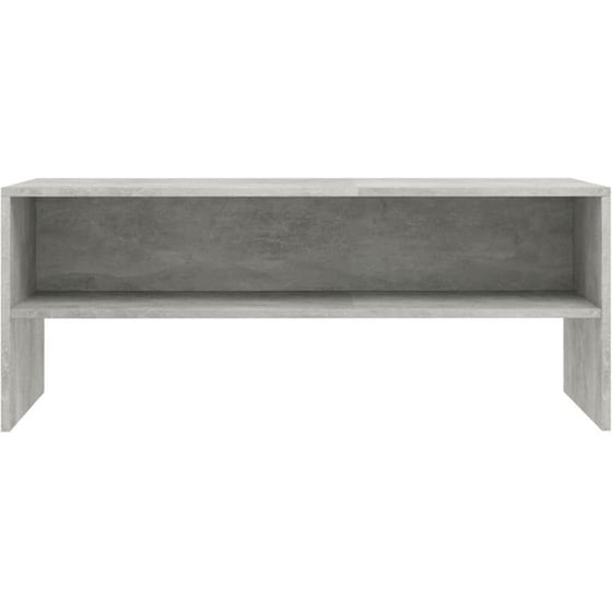 Έπιπλο Τηλεόρασης VidaXL από Μοριοσανίδα 100x40x40cm - Γκρι image 3