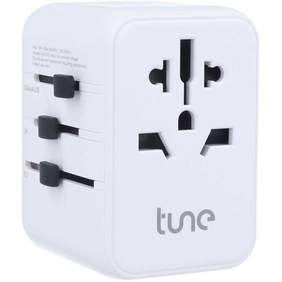 Αντάπτορας Tune Turbo PD Universal Travel Adapter 20W - Λευκό image 3