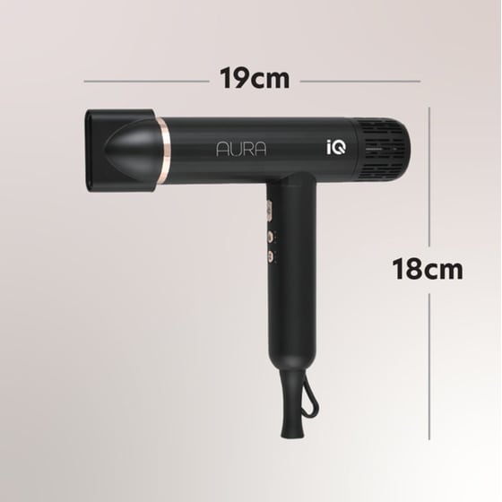 Σεσουάρ Μαλλιών IQ HD-1275 1900 W Μαύρο image 5