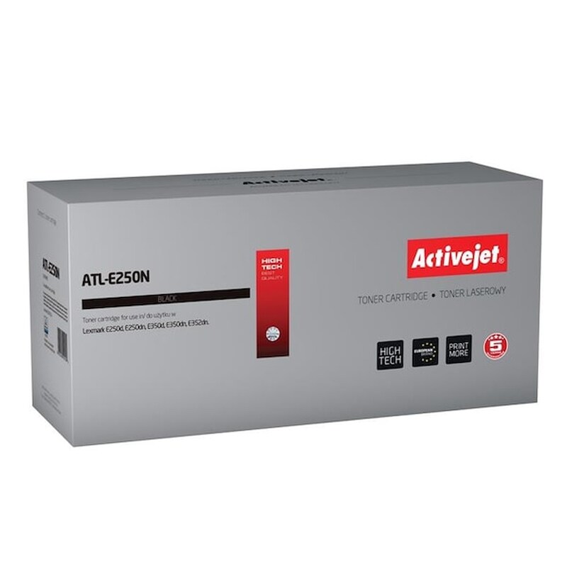 Active Jet Toner Συμβατό Με Lexmark Atl-e250n Black 3.500φ.