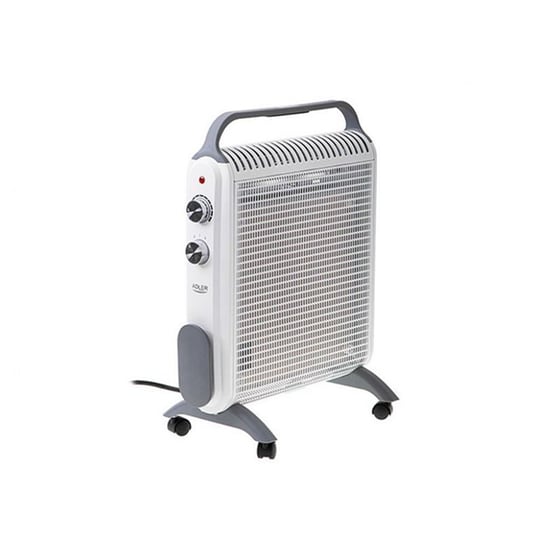 ADLER AD 7750 Με 2 Επίπεδα Θέρμανσης Και Ροδάκια 2000W Θερμοπομπός Δαπέδου Λευκός image 0