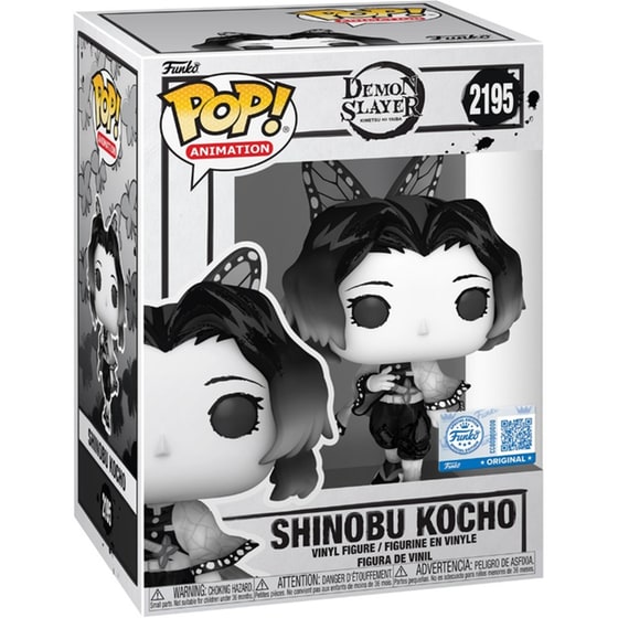Funko Pop! Animation: Demon Slayer - Shinobu Kocho (Sumi-ink) (Special Edition) #2195 Vinyl Figure image 1