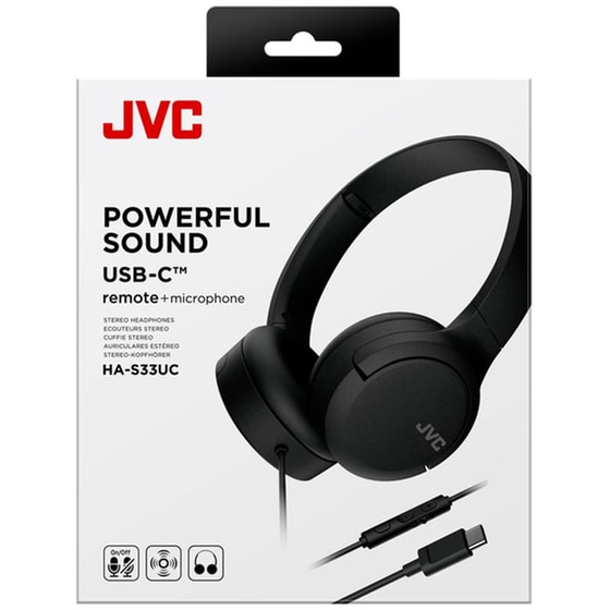 Ακουστικά Headphones Jvc HAS33UCBU On-Ear Type C- Μαύρο image 4