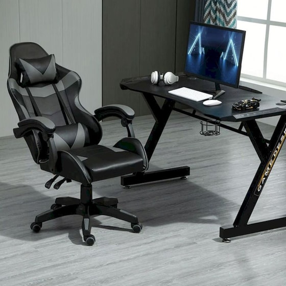 Καρέκλα Gaming/ Εργασίας Aria Trade RC-K-1970 - Μαύρη/ Γκρι image 11