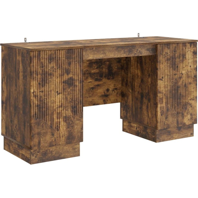 Γραφείο VidaXL 142,5x50x75 cm - Καπνιστή Δρυς