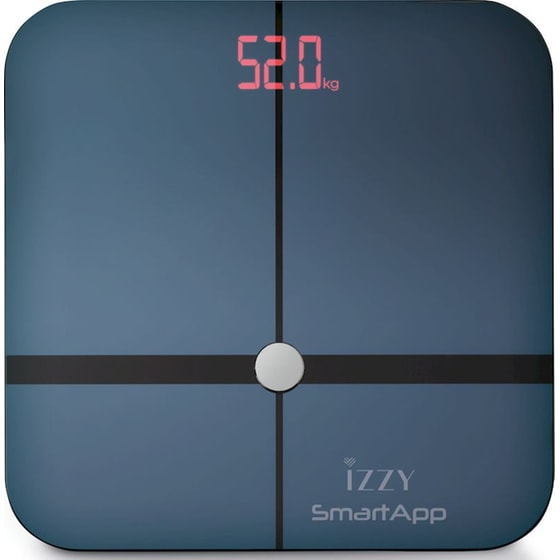 Ζυγαριά Σώματος ηλεκτρική  IZZY Smartapp 223730 με Bluetooth Μπλε image 1