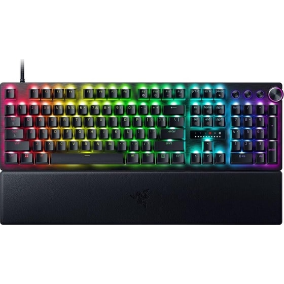 Razer Huntsman V3 Pro 8KHz Οπτικό Gaming Πληκτρολόγιο με Analog Optical Gen-2 διακόπτες και RGB - Μαύρο image 0