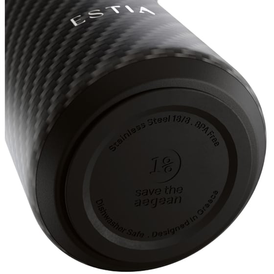 Μπουκάλι Θερμός Estia Pulse Save The Aegean Carbon Fibre 500 ml image 2