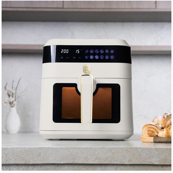 BERLINGER HAUS BH-9546 με Αποσπώμενο Κάδο 1300 W 6.3 L Λευκό Φριτέζα Αέρος image 5