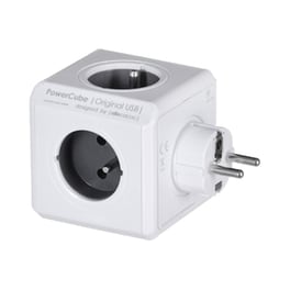 Πολύπριζο Allocacoc Powercube Original Usb 4ac Outlet(s) Indoor Grey