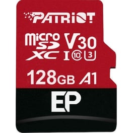 Patriot EP Series microSDXC 128GB Class 10 U3 V30 A1 UHS-I με αντάπτορα