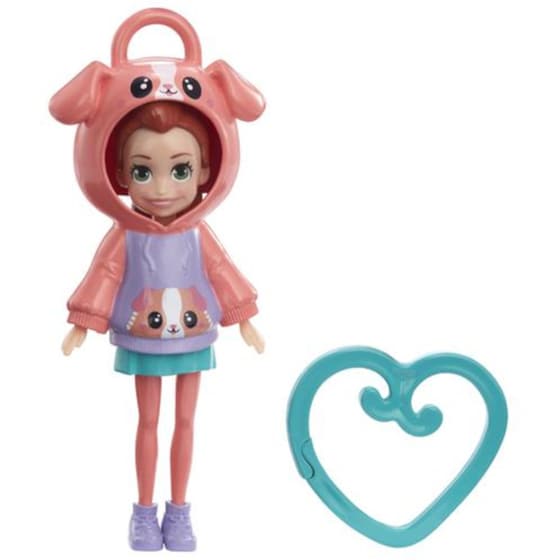 Mattel Κούκλα Polly Pocket με φουτεράκι - 4 σχέδια (1 τεμάχιο) image 2