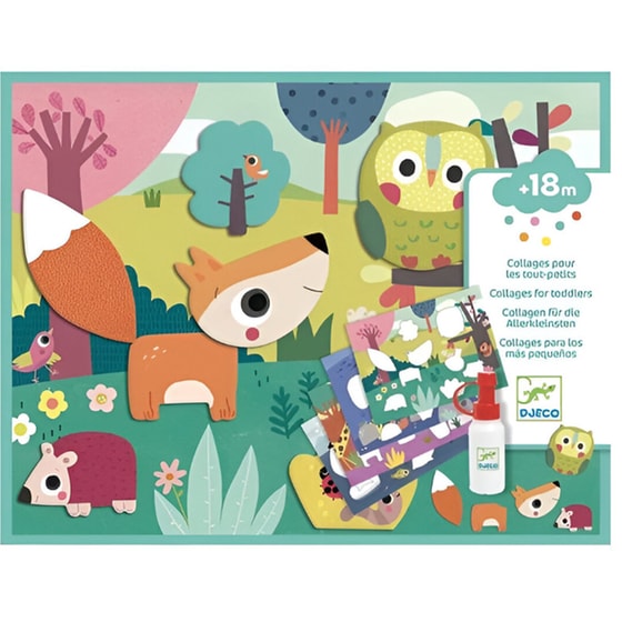 Djeco Το Πρώτο Μου Κολάζ 'ζωάκια' image 1