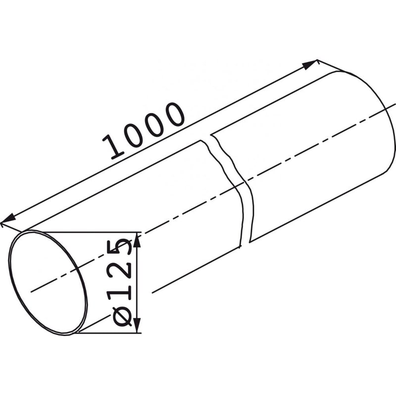 FRANKE Αεραγωγός Κυκλικός 125mm