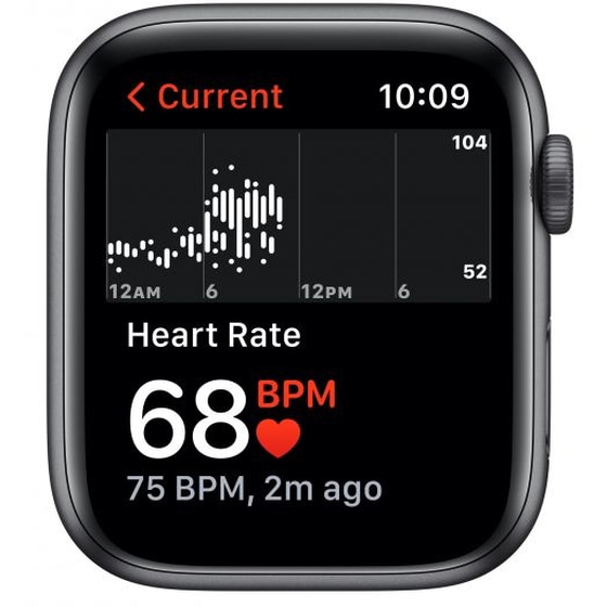 Apple Watch SE Space Grey Aluminium 44mm - Midnight Sport Band image 4