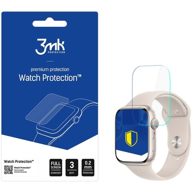 3MK Προστασία Οθόνης 3MK Watch Protection για Apple Watch 8 41mm (3τμχ)